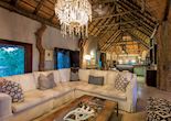 Leopard Hills Private Game Reserve, lodge lounge area