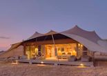 Namiri Plains tent at dawn