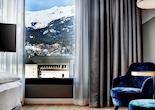 Mountain view from a double room
