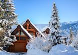 Totem Chalet in winter