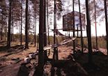 Mirrorcube exterior, Treehotel