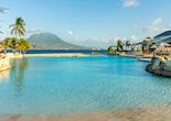View over to Nevis
