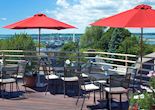 Outside restaurant, Mill Street Inn