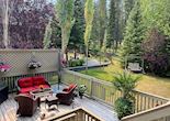Off Our Rockies Bed and Breakfast gardens, Canmore