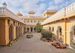 A lovely courtyard at Dev Shree