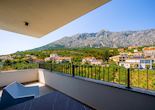 Mountain view balcony at Hotel Crystal