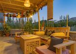 Chulli Bagh's Willow Kitchen and Bar offering outdoor seating