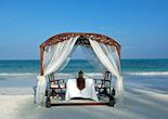 Beach dining at The Palms, Zanzibar Island