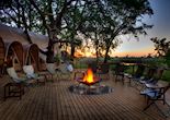 Dusk at Camp Okuti, Moremi Wildlife Reserve