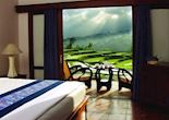 View from a room at the Ijen Resort & Villas, Ijen National Park