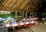 Dining area at Moremi Crossing
