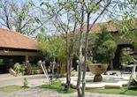 The main courtyard at Tiger Corridor, Pench