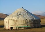 Traditional Yurt on the South Shore, Song-Kul Lake