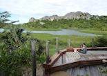 The deck at Iharana Bush Camp, Ankarana Special Reserve