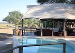 Main Lounge and Pool, Anabezi Camp, Lower Zambezi National Park