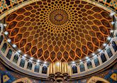 Arabic dome of a mosque, Dubai City