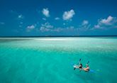 Kayaking at Baros, Maldive Island