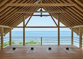 COMO Cocoa Island's yoga pavilion