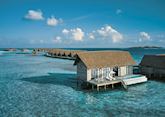 A water villa at COMO Cocoa Island
