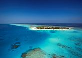 Aerial View, Velassaru Island, Maldive Island