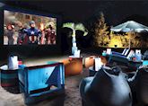 Open air cinema, Shanti Maurice Resort & Spa