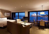 Opera deluxe room at the Park Hyatt Hotel, Sydney