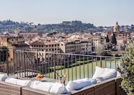 Rooftop terrace, Antica Torre di Via Tornabuoni, Florence