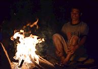 Night Safari campfire