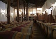 Barrel room and Restaurant at the Casa Silva, Colchagua Valley