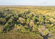 Camp Moremi from above