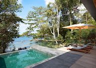 Oceanfront pool villa suite