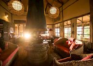 Main area at Virunga Lodge