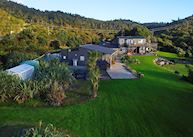 Breakers overview with landscaped gardens 