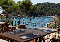 View from the terrace, Hotel Aigua Blava