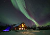 Aurora Borealis at Northern Lights Resort & Spa