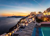 Sunset views, Santorini Secret Suites & Spa