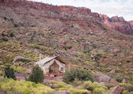 Glamping tent at Under Canvas Zion