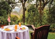 Breakfast at Belmond Sanctuary Lodge