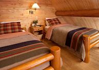 Premier Cabin room, Cathedral Mountain Lodge, near Field
