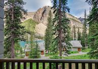 View from Moraine Lake Lodge 