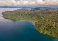 Aerial view, Playa Cativo 