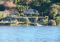 Koura Lodge view from the lake