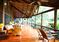 Terrace, Pico Bonito lodge