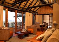The lounge in the Crown Suite, GocheGanas Nature Reserve & Wellness Village, Windhoek
