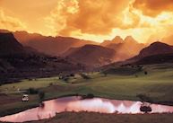 The golf course, Cathedral Peak Hotel