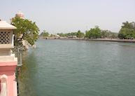 View from Haveli Hari Ganga, Haridwar
