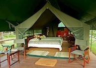 A tent at Little Governors' Camp, Masai Mara