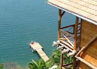 Room overlooking the lake, Cormoran Lodge, Kibuye