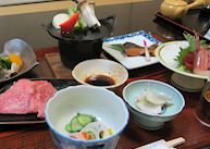 Dinner at Shimaya Ryokan