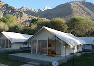 Deluxe tent at Desert Himalaya, Nubra Valley